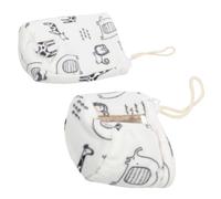 Abaodam 2pcs Baby Bottle Protective Covers Cotton Nursing Bottle Sleeve with Cartoon Patterns for Daily Life Anti-Falling and Damage Protection