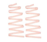 Abaodam 2pcs Ballet Shoe Ribbons Soft Satin Canvas Wrap for Pointe and Ballet Dance Shoes Comfortable Blister-resistant Decorative for Ballerina Footwear