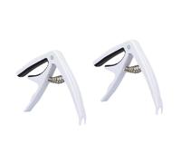 Abaodam 2pcs Beginner Guitar Capo Acoustic Electric Guitar Accessory Quick-fit Clamp Capo Easy to Use and Ukuleles