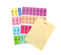 Abaodam 2pcs Beginner Piano Keyboard Stickers Piano Accessories Introductory Sticker Removable Notes Guide