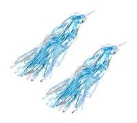 Abaodam 2pcs Bike Streamers Scooter Ribbon Tassels for Boys Fun Handlebar Accessories for Bicycles Tricycles Scooters Decoration for Ride