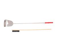 Abaodam 2pcs Bird Cage Cleaning Brush Set Litter Box Scooper Chicken Coop Cleaning Brush Bird Droppings Small Animal Cage Accessories Set