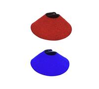 Abaodam 2Pcs Bird Neck Collar Scratch Neck Protector for Parrots Stylish Design Red Blue Quick From Injury Surgery Essential Pet Supply