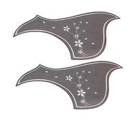 Abaodam 2pcs Bird Shape Pvc Guitar Scratch Plate Self-adhesive Pickguard for Acoustic Guitar for Your Instrument Easy to Install and Replace