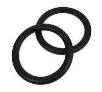 Abaodam 2PCS Black Abs Gymnastic Rings Fitness Workout Rings for Full Body Strength Training Height for Pull Ups Dips Push Ups and Cross Training Exercises