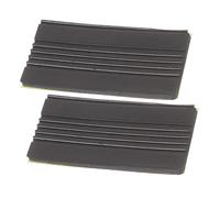 Abaodam 2pcs Black Anti-slip Rubber Pads for Jazz Drum Pedals and Bass Drum Guards Nonslip Foot Pads Protectors for Fixed Kit Accessories