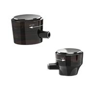 Abaodam 2pcs Black Plastic Beer Pourer and Bar Beer Bubbler Set Practical Tools More Delicious for Fairs and Gatherings Home Brew Equipment