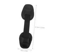 Abaodam 2Pcs Black PVC Kayak Handles for Inflatable Boats and Paddle Boards, Side Mount Replacement Carry Handles Soft Grip Cushions, Kayak Paddleboard Accessory for Water Sports