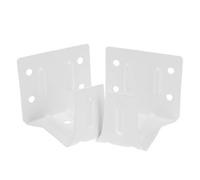 Abaodam 2pcs Blinds Headrail Brackets Window Blinds Head Track Holder Center Support Design Iron Material Sleek Mini Elegant Style Versatile Use Enhanced Stability Home Decor Mounting