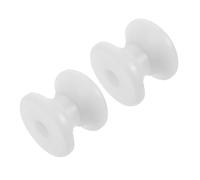 Abaodam 2pcs Boat Anchor Roller Replacement Roller White Nylon Precision Engineering Minimizing Tangles Marine Accessories for Boating and Marine Adventures