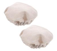 Abaodam 2pcs Bottle Cover Fermentation Jar Protective Cover Reusable Beige Cloth Lids Prevents Stains for Glass Jars Daily Life