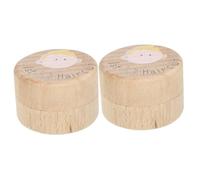 Abaodam 2pcs Box Wooden Haircut Box for Boys and Girls for Boys for Childhood Memory