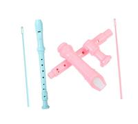 Abaodam 2pcs Boys and Girls Flute Set 8-hole German Style Soprano Recorder Swan Clarinet, High Pitch Wind Instrument for Beginners, Musical Instrument Toy for Children and Toddlers