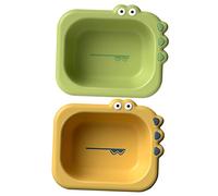 Abaodam 2pcs Boys and Girls Soaking Bath Basins Portable Newborn Washbasin Cartoon Spa Bath Tub Sturdy Material Easy to Clean