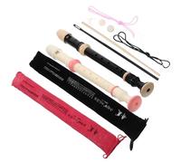 Abaodam 2pcs Boys and Girls Soprano Recorder Set 8-hole Clarinet for Children Plastic Beginner Clarinet Detachable and Easy to Clean Lightweight and Portable