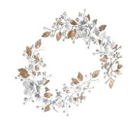Abaodam 2pcs Bridal Hair Pieces for Women Wedding Headpiece Meticulously Handmade Polymer Clay and Metal Elegant Design for Special Occasion and Formal Events