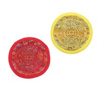 Abaodam 2pcs Buddhist Singing Bowl Pad Handmade Cushion for Meditation and Prevents Slipping and Knocking Essential Accessory for Sound Bowls for Buddhism Practitioners
