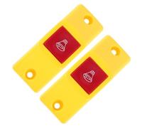 Abaodam 2pcs Bus Stop Reminder Button for Bus Handrail Exit Alert Replacement Easy Installation and Passenger Reminder Function Plastic Device for Buses