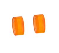 Abaodam 2pcs Candy Foot Toppers Knob Accessories Guitar Volume Knob for Electric Guitar Bass Orange