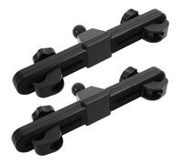 Abaodam 2pcs Car Cooling Fan Mount Kit with Adjustable Suction Cup and Seat Back Clamp Holder Metal Bracket for Suvs Trucks Cars Lightweight Vehicle Air Circulator Accessory Black