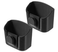 Abaodam 2pcs Car Key Fob Protector Case Front Seat Organizer Compact Storage Pocket for Car Keys Cards Remote Controls Vehicle Dashboard Use