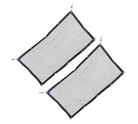 Abaodam 2pcs Car Pet Barrier Mesh Net 115x60cm Universal Vehicle Dog Guard Safety Net Protector for Front Seat Separation in Cars