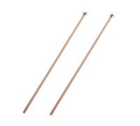 Abaodam 2pcs Carillon Hammer Percussion Mallets Metal Head Xylophone Mallets Hammer Handle Short Handle for Precision Musicians Performers Instrument Accessories
