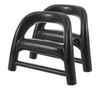 Abaodam 2pcs Cart Handle Replacement Covers Black Plastic Trolley Handle Guards Lightweight Pull Design for Shopping Trips and Travel