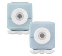 Abaodam 2pcs Cartoon Automatic Wall Mounted Toothpaste Squeezer Dispenser for, White Bow Design Toothpaste Tube Holder, Bathroom Organizer Suitable for