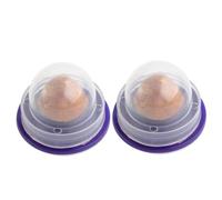 Abaodam 2Pcs Cat Licking Candy with Catnip Ball Edible Vitamin Treats for Cats and Kittens Chew for Indoor Play Helps Stress and Prevents Scratching