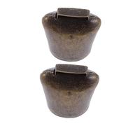 Abaodam 2Pcs Cattle Bells Durable Cow Bells for Grazing Animals Loud Sound Hanging Pendants for Easy Tracking for Farms and Livestock Use
