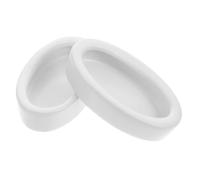 Abaodam 2Pcs Ceramic Reptile Feeding Bowl Oval Food Basin for Tortoise and Lizard Durable Pet Feeder with Easy Clean Design for Food and Water