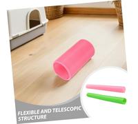 Abaodam 2pcs Collapsible Extendable Hamster Tunnel Tube for Small Pets Safe Plastic Play Tunnel for Ferrets Rats Hamsters Multi-pet Agility Training Hideout Encouraging Exploration and