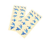 Abaodam 2pcs Colorful Bird Guitar Stickers Durable Fretboard Decals Lightweight Ultra Thin Design for Electric Guitars Fun Decoration for Musicians