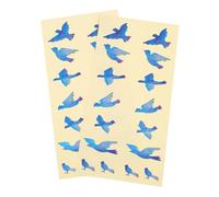 Abaodam 2pcs Colorful Birds Guitar Fretboard Stickers Decals for Electric Guitars Unique Fingerboard Decoration