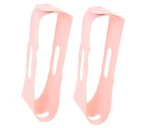 Abaodam 2Pcs Comfortable Anti-Snore Chin Straps Breathable Mesh Material Snoring Prevention Jaw Support for Men Women Sleep Aid Adjustable Washable