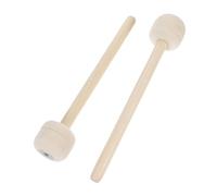 Abaodam 2Pcs Convenient Handle Snare Drum Mallets Durable Felt Head Percussion Hammers for Drumming Practice for Beginners and Marching Bands