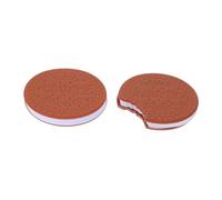 Abaodam 2pcs Cookies Shaped Sticky Memo Pads Paper Notepads with Assorted Colour, Easy to Use and Won't Leave A Mark, for Office and School Notes