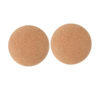 Abaodam 2pcs Cork Yoga Bricks Cork Massage Ball Yoga Practicing Ball Massage for Fitness Roller and Roller Rolling