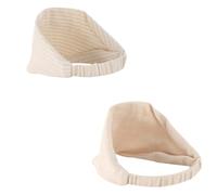 Abaodam 2pcs Cotton Windproof Headscarves for Women, Warm Maternity Postpartum Headbands, Cold Proof Soft Stretchy Head Wraps for Autumn Winter Random Style