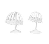 Abaodam 2pcs Creative Hat Storage Rack Display Holder 40cm 50cm Dome Pe Plastic Fashion Style Effective Store Marketing Display Tool for Supermarket and Store