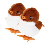Abaodam 2pcs Cute Wind Up Sparrow Jumping Animal Figures for Interactive Hand Eye Coordination Boys