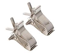 Abaodam 2Pcs Cuttlefish Bone Clips for Parrots Multi Functional Bird Vegetable and Fruit Holders Compact Bird Cage Accessories Reduce Food Waste Enhance Feeding Experience