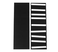 Abaodam 2pcs Dart Board Wall Protector Felt Panels 35.4x11.8x0.4inch Black Dart Throw Wall Guard Cushion Padding with Removable Adhesive Back for Game Room Safety