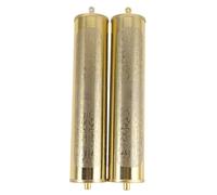 Abaodam 2pcs Decorative Hollow Metal Clock Weight Replacement Kit for Wall
