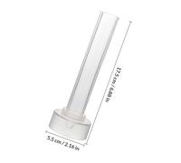 Abaodam 2pcs DIY Plastic Taper Candle Molds 2.2x15cm for Handmade Dinner Candles Crafting Reusable Making Mold Suitable for Home and Festival Decoration