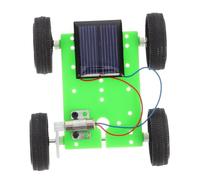 Abaodam 2pcs DIY Solar Car Model Stem Science Project Educational for Boys Solar Powered Vehicle Assembly Kit to Develop Problem-solving Skills and Scientific Learning at Home School