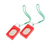 Abaodam 2pcs Dog Training Clickers Portable Square Pet Calling Clicker for Dogs Cats Harmless Sound Vibration Stimulation Interactive Behavior Correction Tool