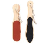 Abaodam 2pcs Double Side Wooden Foot Files Callus Remover for Feet Sand Surface Easy to Carry for Removing Dead Skin Rough Skin Care