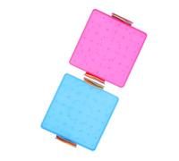 Abaodam 2pcs Double Sided Geoboard for Boy Girl Mathematical Manipulative Tool for Classroom and Home Learning Enhances Fine Motor Skills and Cognitive Flexibility